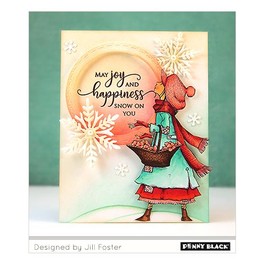 Penny Black Cling Rubber Stamps Christmas Wishes 40651 Buddly Crafts