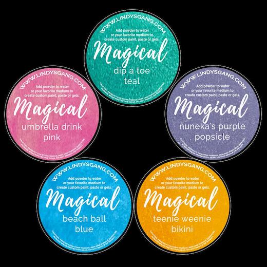 Lindy s Gang Shimmer Magicals 6g 0.25oz 5pcs Summer Break