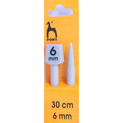 Pony 30cm Plastic Knitting Needles - Picture 2 of 2