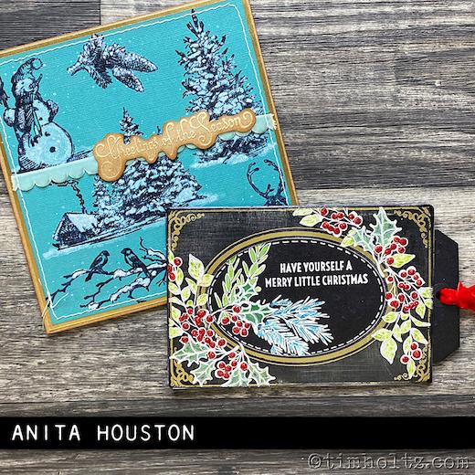 Tim Holtz Cling Rubber Stamps Winterscape CMS428 Buddly Crafts