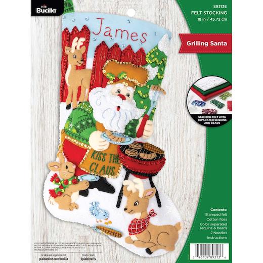 bucilla felt christmas stockings