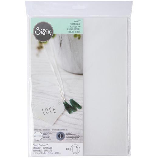 Sizzix A4 Shrink Plastic 10pcs