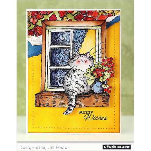 Penny Black Cling Rubber Stamp The Lookout! 40461 Buddly Crafts