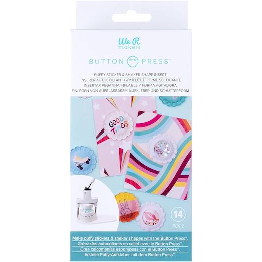 We R Memory Keepers Button Press Insert-Square (31mm) -WR661103 We R Memory Keepers Button Press Insert-Square (31mm) -WR661103