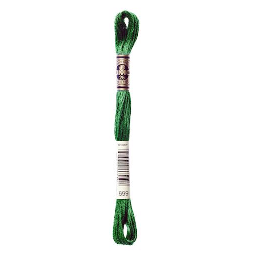DMC Mouliné Stranded Cotton Embroidery Thread - Greens - Picture 28 of 63
