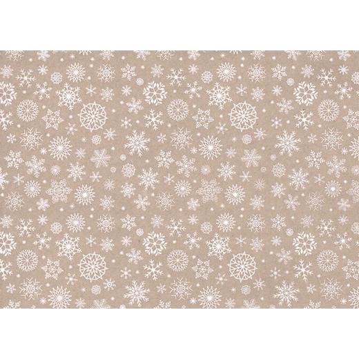 Stafil 30x40cmx1mm Snowflakes Printed Polyester Felt - Picture 2 of 7