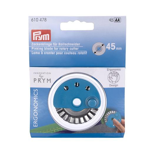 Prym Ergonomics ⌀ 45mm Rotary Cutter Pinking Blade 610478 Buddly Crafts