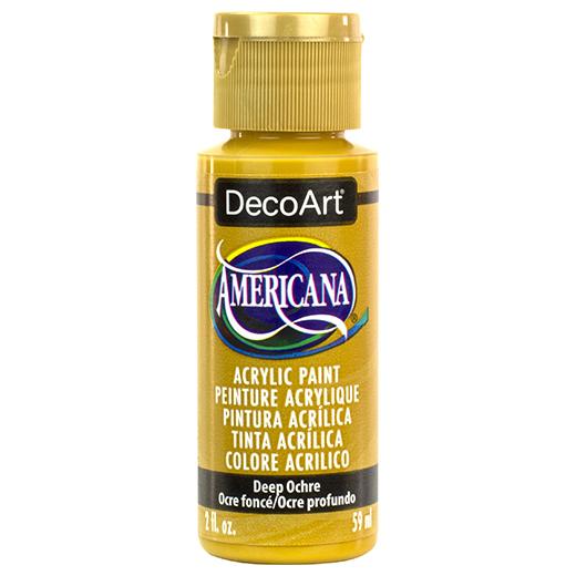  DecoArt Americana Acrylic Paint, Antique Gold Deep