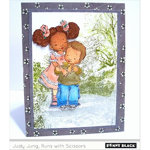 Penny Black Andrea and Raul Clear Unmounted Rubber Stamp 30-362