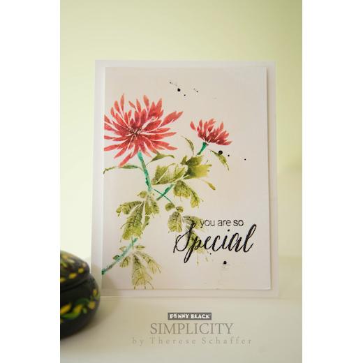 Penny Black Cling Rubber Stamp Bejeweled 40452 Buddly Crafts