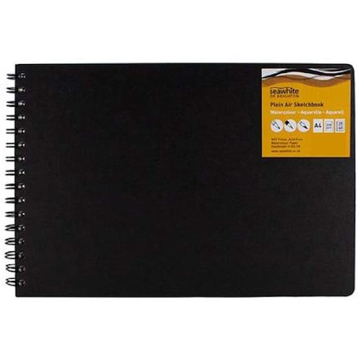 Seawhite 225gsm Plein Air Wire Bound Hardback Watercolour Sketchbook A4 Buddly Crafts