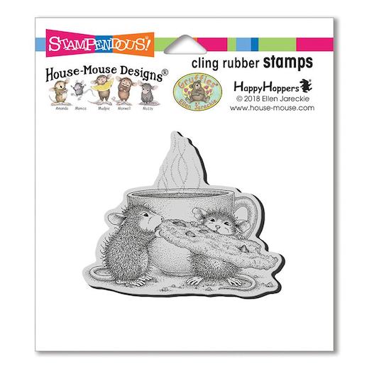 Stampendous HMCR130 House Mouse Cling Cookie Ornaments Rubber Stamp,