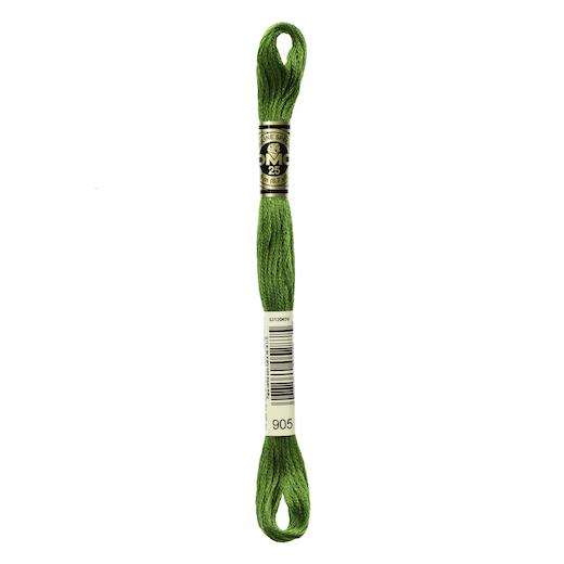 DMC Mouliné Stranded Cotton Embroidery Thread - Greens - Picture 38 of 63