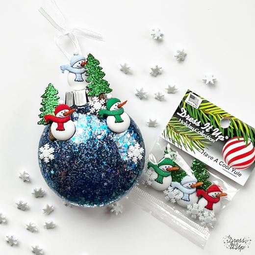 Dress It Up Buttons - Have A Cool Yule 9pcs # | Buddly Crafts Dress It Up Buttons - Have A Cool Yule 9pcs # | Buddly Crafts