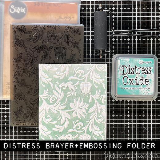 Sizzix 3D Texture Fades Embossing Folder By Tim Holtz - Botanical ...