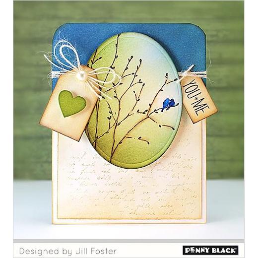 thumbnail image 2 of Penny Black Cling Rubber Stamp - Overjoyed Design For Card Making & Crafts 2 of 13