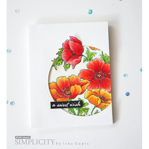 Penny Black Flambeau Unmounted Rubber Stamp - Cling Mount Craft Stamp For Card Making