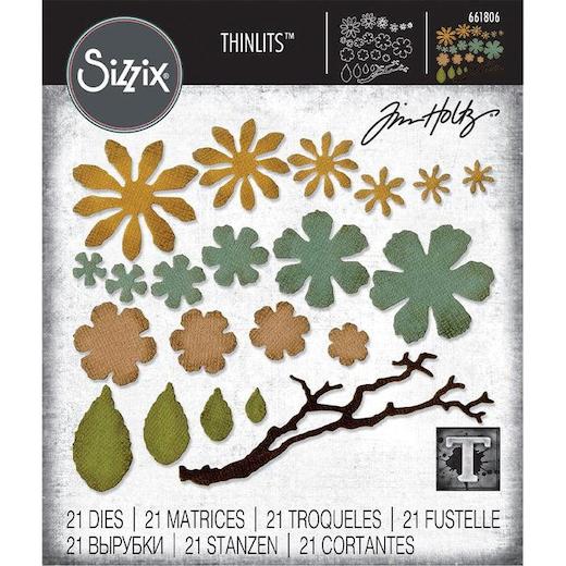 Sizzix Tim Holtz Thinlits Die - Mini Butterflies Detail Metal Craft Dies For Paper & Fabric - View #7