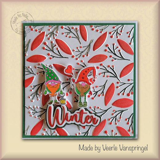 Nellie‘s Choice 3D Embossing Folder - Leaves & Berries EF3D062 | Buddly ...