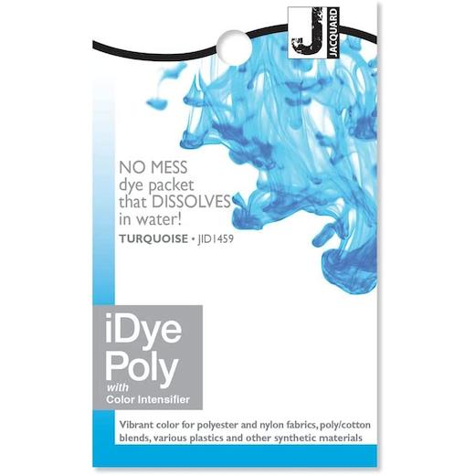 Jacquard iDye Poly Fabric Dye 14g-Turquoise IPOLY-459 for sale