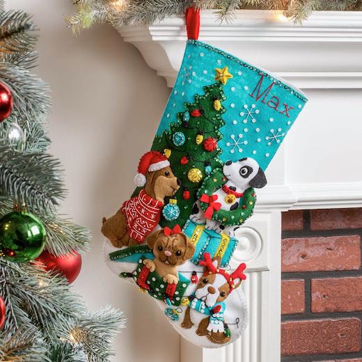 bucilla-18-felt-christmas-stocking-kit-christmas-dogs-buddly-crafts