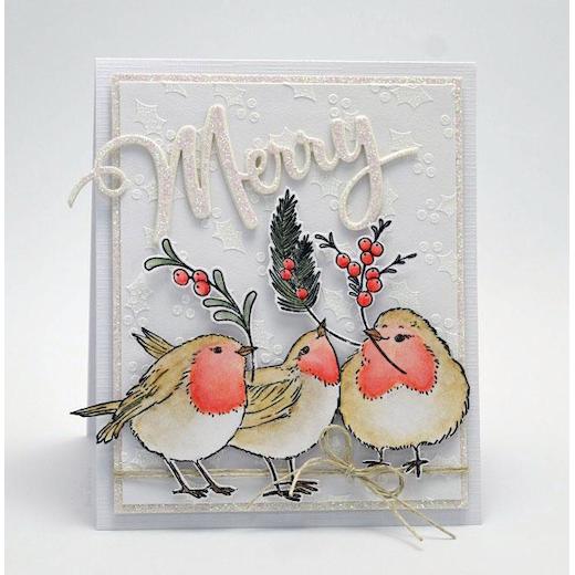 Penny Black Cling Rubber Stamps Feathered 40862 Buddly Crafts