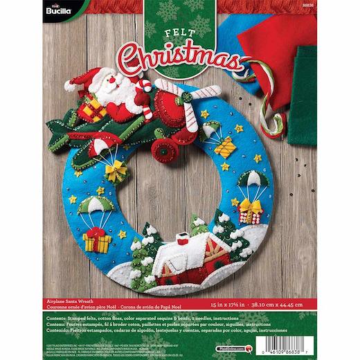 Felt Christmas Wreath Kit 