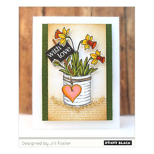 Penny Black Clear Stamps Daffodil Devotion 30694 Buddly Crafts