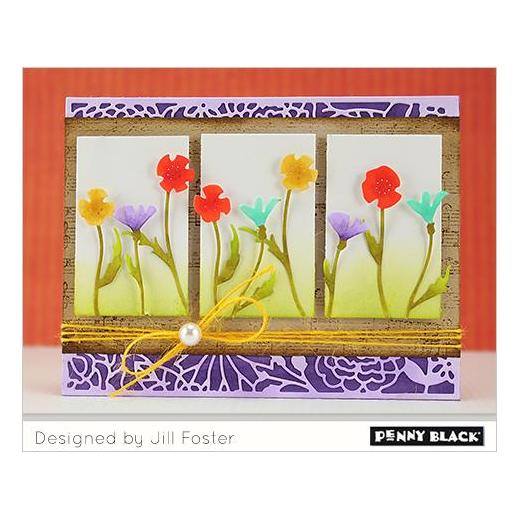 Penny Black Creative Cutting Dies - Flower Bunch 51-199 | Buddly Crafts