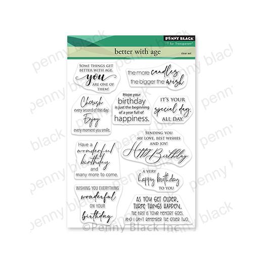 Penny Black Clear Stamps Better with Age 30822 Buddly Crafts