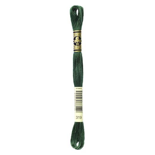 DMC Mouliné Stranded Cotton Embroidery Thread - Greens - Picture 4 of 63
