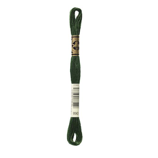 DMC Mouliné Stranded Cotton Embroidery Thread - Greens - Picture 35 of 63