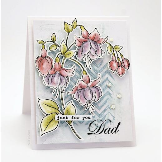 4.8X5.5 Penny Black Angelette Cling Stamps 