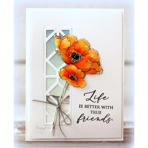 thumbnail image 2 of Penny Black Cling Rubber Stamp - Overjoyed Design For Card Making & Crafts 2 of 13