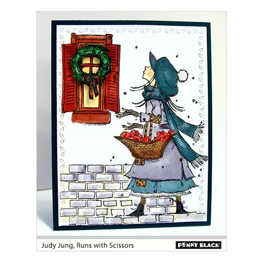 Penny Black Cling Rubber Stamps Christmas Wishes 40651 Buddly Crafts