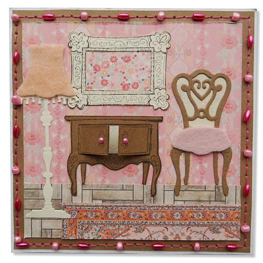 Marianne Design Clear Stamps Eline/'s Doll House EC0143