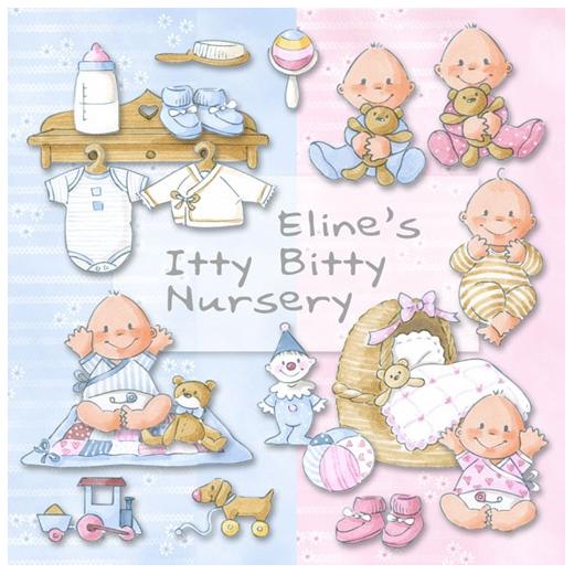 Eline's Digital ClipArt Set Itty Bitty Nursery Buddly Crafts