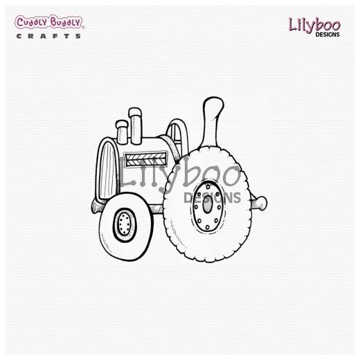 Lilyboo Designs Digital Stamp - Tractor | Buddly Crafts