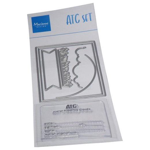 Marianne Design Clear Stamp Dies ATC Extras CS1101