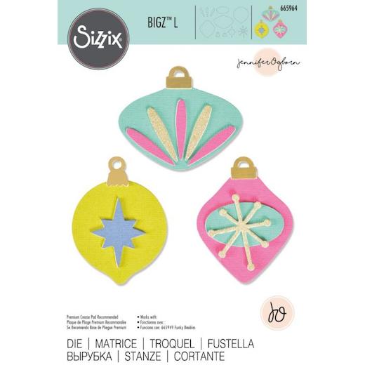 Sizzix • Lot De 3 Matrices De Découpe Thinlits Avec Cœurs Superposés