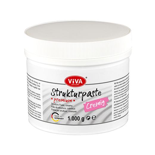 Viva Decor® Texture Paste PREMIUM creamy (3kg, White) matte