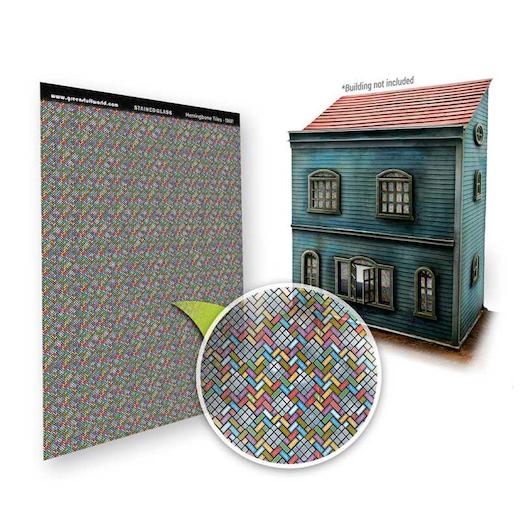 Green Stuff World Miniature Stained Glass Acetate Scale 1/48 - 1/35 ...