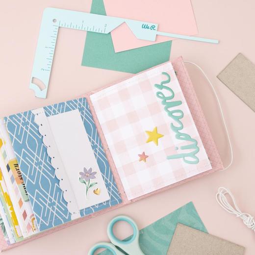 We R Memory Keepers Book Cover Guide Tool Mint Buddly Crafts