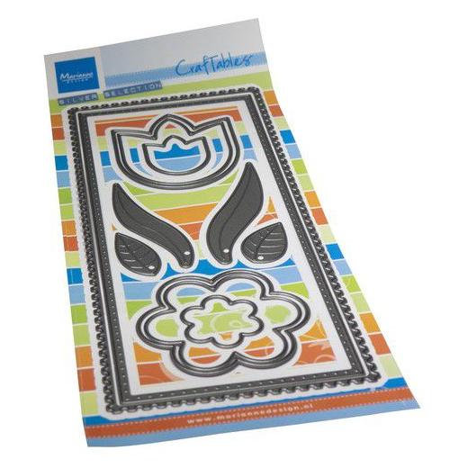 Marianne Design Fustella Craftables – Punti PassePartout Base – Per Intaglio E Goffratura, 19x12 Cm