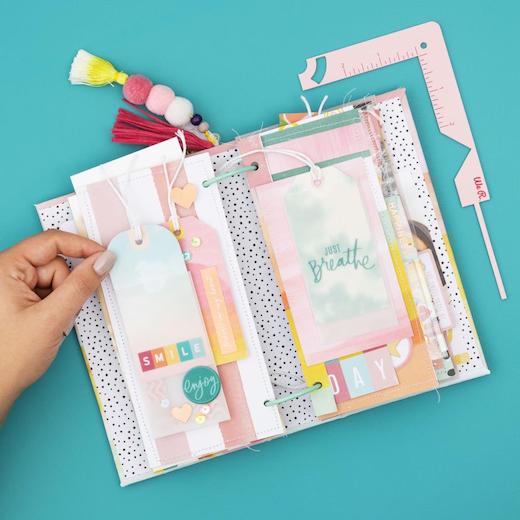 We R Memory Keepers Book Cover Guide Tool - Pink