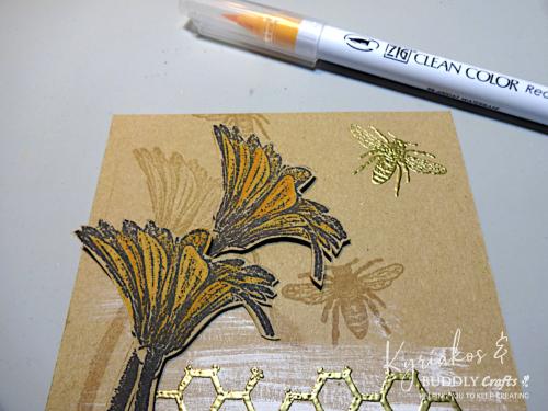 Flowers & Bees Card