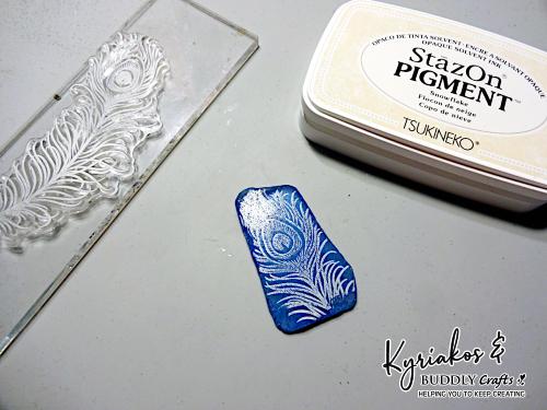Tsukineko StazOn Pigment Ink Pad Snowflake
