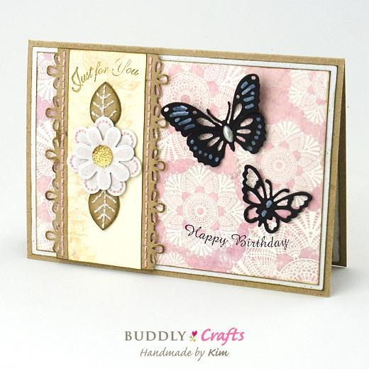 Die-Cutting & Embroidery Birthday Cards for Women | Buddly Crafts