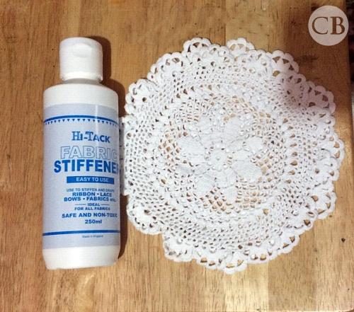 Hi Tack Fabric Stiffener 250 ml, Use To Stiffen Drape Ribbon Lace Bows