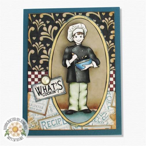 Digi Decoupage Alonzo's Kitchen Chef Buddly Crafts